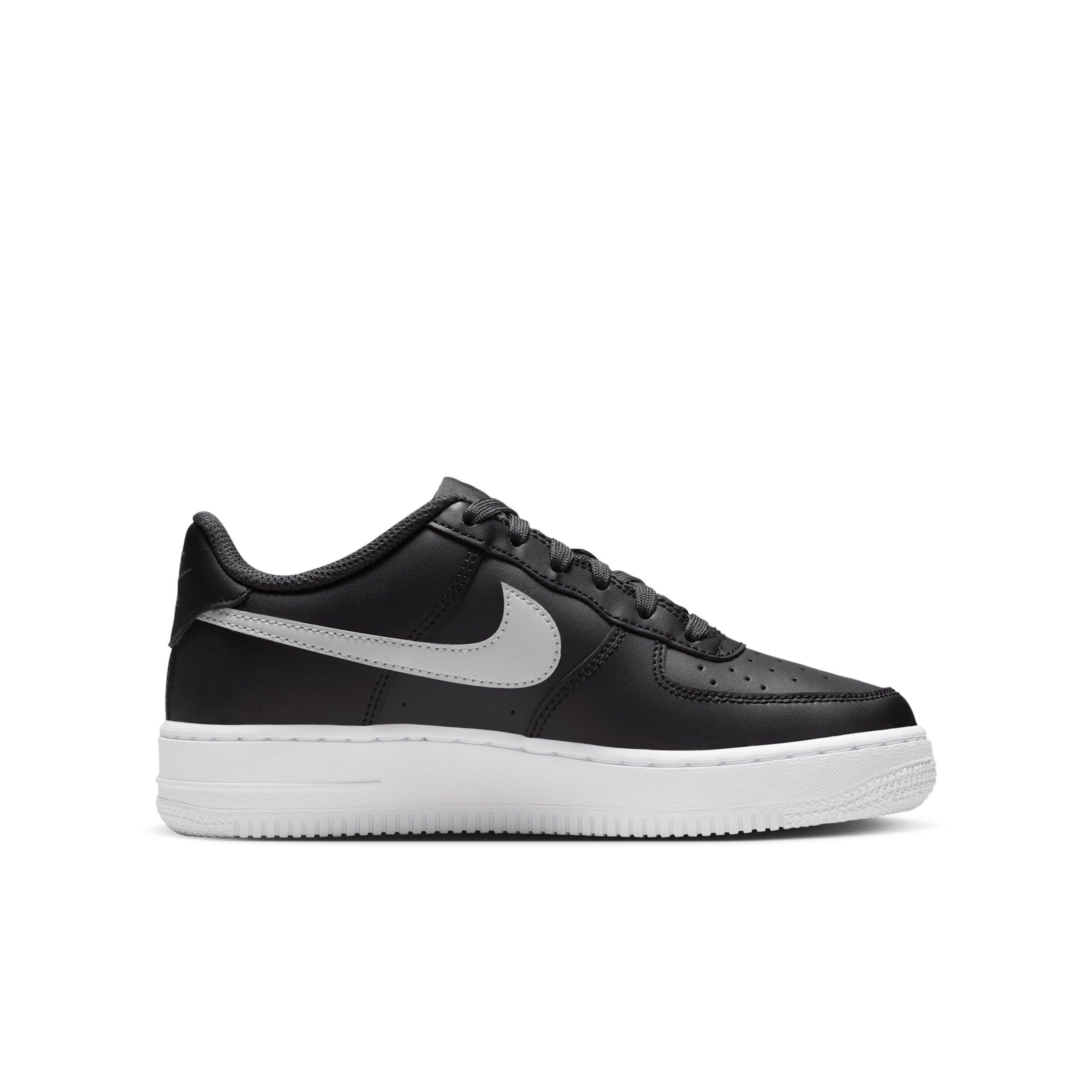 Nike Air Force 1 "Dark Smoke Grey/Black/White/Vast Grey" Grade School Boys' Shoe - DK GREY/BLACK/WHITE/GREY